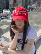 ラッキー クローバー キャップ / レッド