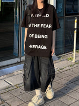 cargo buckle bermuda denim pants