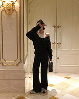 [MADE] Office, Flare Silhouette Summer Slacks Pants