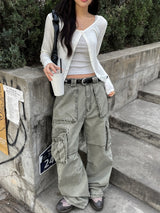 Pitt Vintage Utility Pocket Cargo Pants