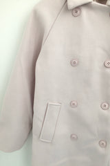 Raglan A-line coat