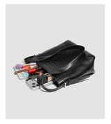 Woven Texture Large Bucket Shoulder Bag