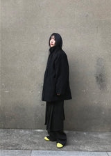 【limited price】HIGHNECK HALF COAT 