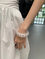 トゥインクル メタル スタッズ バングル