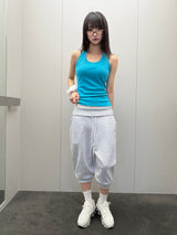 Teenager Capri Jogger Number Patch Jogger Pants 3color