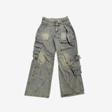 Tima Layered Strap Pocket Pants