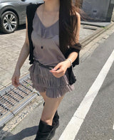 poa tales frill long bustier ops
