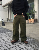 No.1458 WS カーゴコットンストリングパンツ