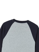 STAR RAGLAN L/S NAVY