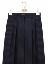 PAPERMOON PIN STRIPE PLEATE TROUSER