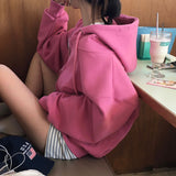 [BELLIDE MADE] Noah, loose fit two-way zip-up hoodie