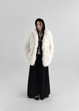 [MADE] Raya High Neck Fur Jacket