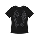 エンジェルラウンドネックTシャツ