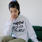 ドゥードルミャオフーディー (LIGHT GRAY)