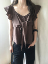 Chapter tie blouse