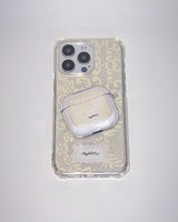 Angel Veil Lace Gel Hard Phone Case