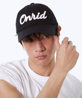 Applique Twill Logo Ball Cap - Black