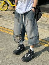 ダーディーロービンテージブルーハーフパンツ1C