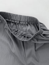 Geeks Wrap Nylon Wide Pants