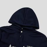 クロスリムフィットスナップビジョウフーデッドジップアップ3C