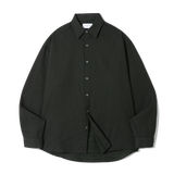 Double Layer Gauze Shirts (Olive)