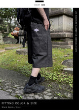 Lyn Pinstripe Carpenter Bermuda Pants