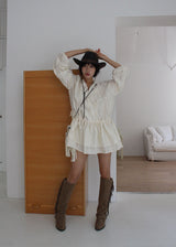 FRINGE SUEDE LONG BOOTS