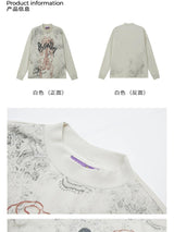  Roman Rib Heavy Industry Distressed Washed Long Sleeve T-shirt