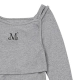 ダブリーアンバランスセットTシャツ (4Color)