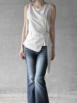 Notir Unbalanced Knot Blouse