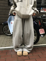 Mono ケーブルキルトワイドパンツ (4c)