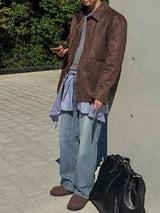 ASCLO Slub Vintage Denim Pants (8125)