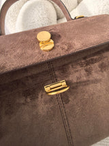 Suede Faux Leather Vintage Tote Cross Bag