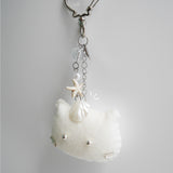 [soft keyring] シーサイドキャット (アイボリー)