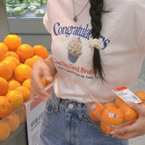 カップケーキ半袖Tシャツ