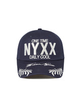 NYX スローガンボールキャップ (NAVY)