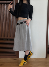 [Unisex] ベルト付きスウェットバミューダパンツ(3color)