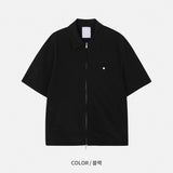 Stream Nylon Short-Sleeve Zip-Up (2 Colors)