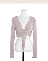 s/s wavy bolero wrap cd