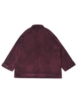 KOOKEESEE Vegan Suede Jacket (Wine)