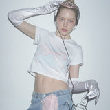 SW'S リボンTシャツ - WHITE