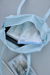 compact duffle bag (sky blue)
