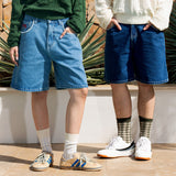 Vineca Stitch Denim Shorts
