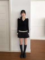 レイヤードカラーTシャツ (2 colors)