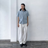 Double Pleat Full-Length Pants