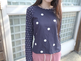 dot raglan tee