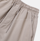 Liu Washing Cotton Banding Shorts