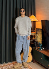 [virstyle original] INKKI two tuck Balloon Tapered Denim Pants 4COLOR