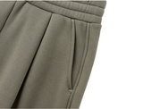 stitch cargo sweat pants - grey         