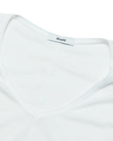 (Copy of) V-Neck Long-Sleeve Top (WHITE) WOMENS
